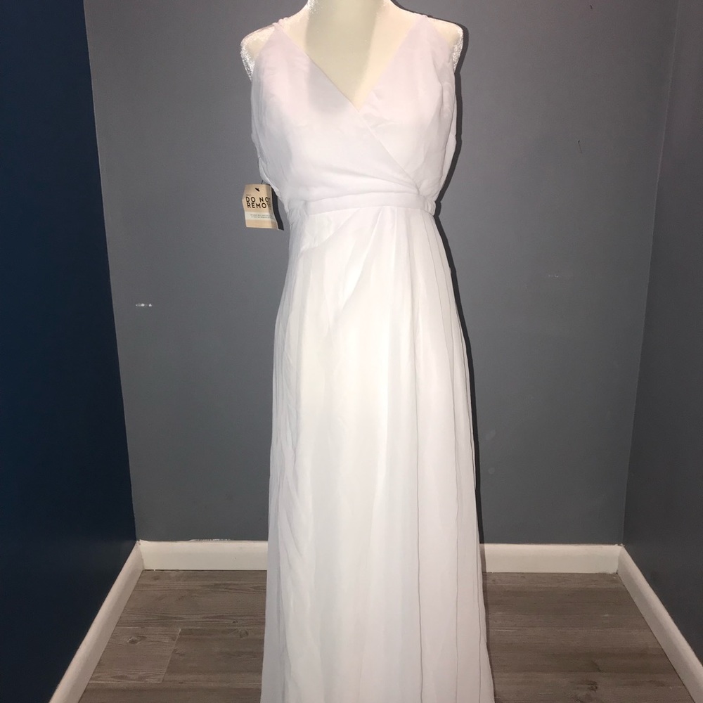 Fame & Partners White Maxi Dress - New